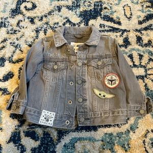 Star Wars / Yoda, Gap Baby, Gray jean jacket, 18 month